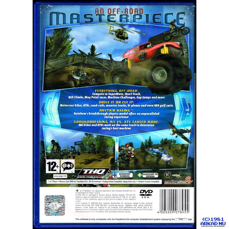 MX VS ATV UNLEASHED PS2