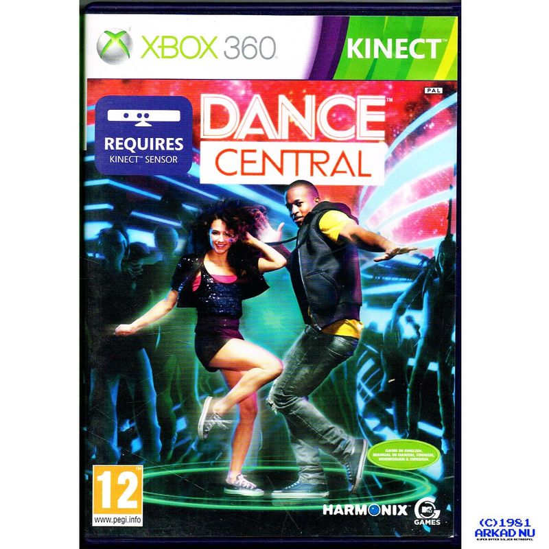 DANCE CENTRAL XBOX 360