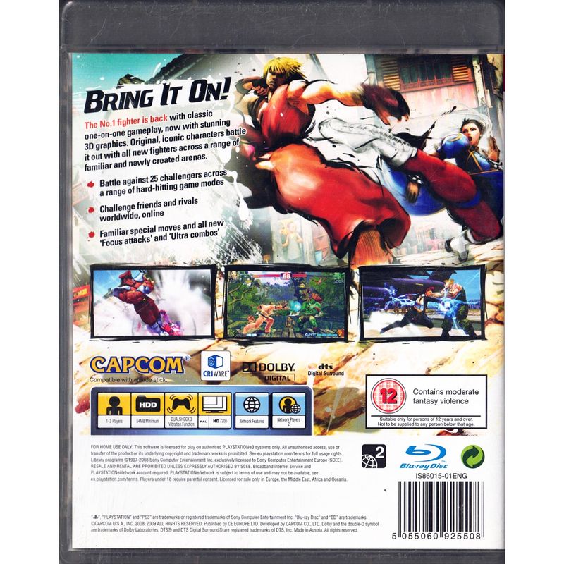 STREET FIGHTER IV PS3