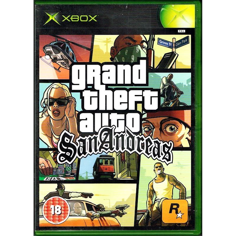 GRAND THEFT AUTO SAN ANDREAS XBOX