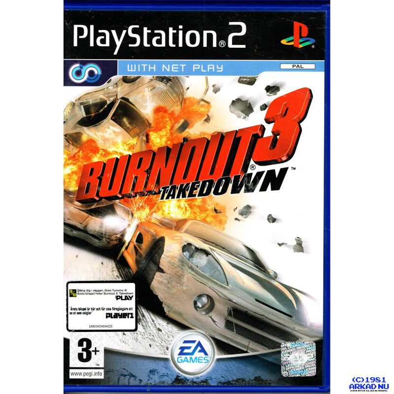 BURNOUT 3 TAKEDOWN PS2