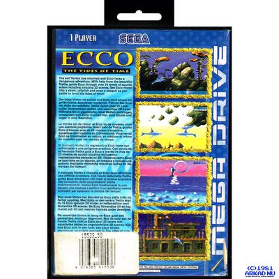 ECCO THE TIDES OF TIME MEGADRIVE