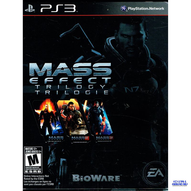 MASS EFFECT TRILOGY PS3