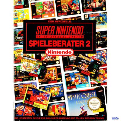 DER OFFIZIELLE SUPER NINTENDO SPIELEBERATER 2 TYSK