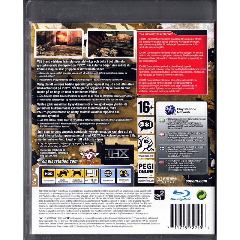SOCOM CONFRONTATION PS3