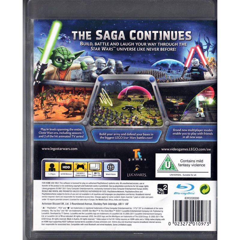LEGO STAR WARS III THE CLONE WARS PS3