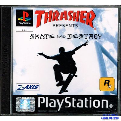 THRASHER SKATE AND DESTROY PS1