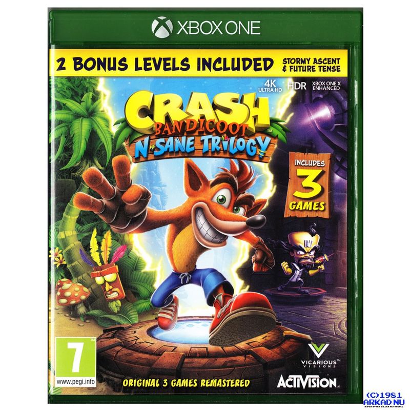 CRASH BANDICOOT N SANE TRILOGY XBOX ONE