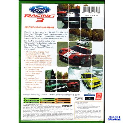 FORD RACING 3 XBOX