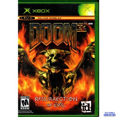 DOOM 3 RESURRECTION OF EVIL XBOX NTSC USA