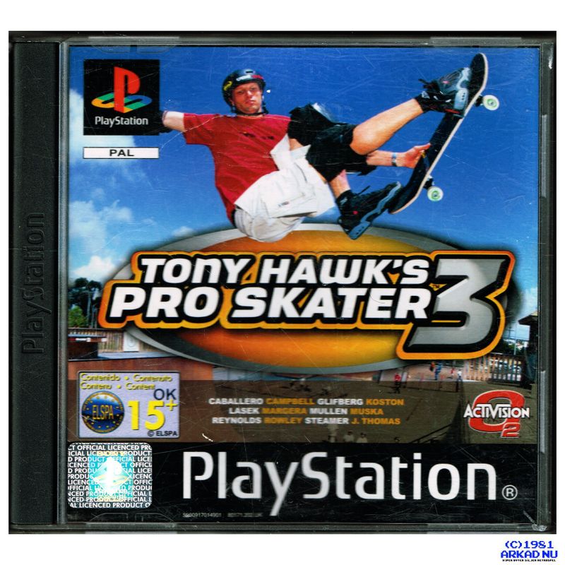 TONY HAWK'S PRO SKATER 3 PS1