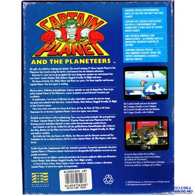 CAPTAIN PLANET AND THE PLANETEERS AMIGA