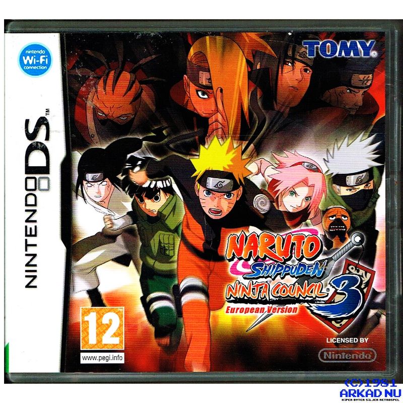 NARUTO SHIPPUDEN NINJA COUNCIL 3 EUROPEAN VERSION DS