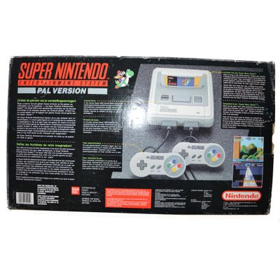 SUPER NINTENDO SUPER MARIO WORLD PACK BOXAD