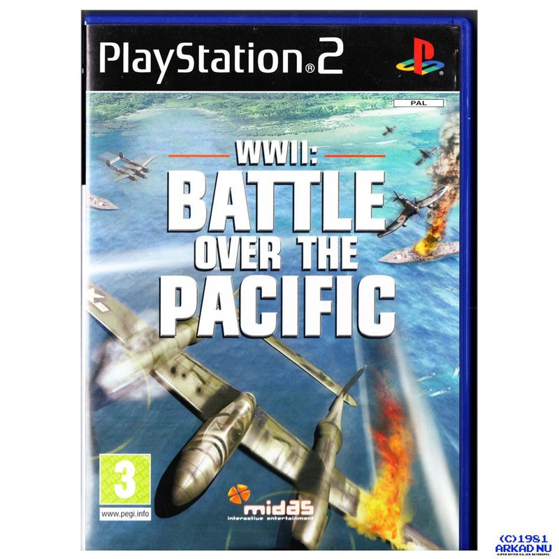 WWII BATTLE OVER THE PACIFIC PS2