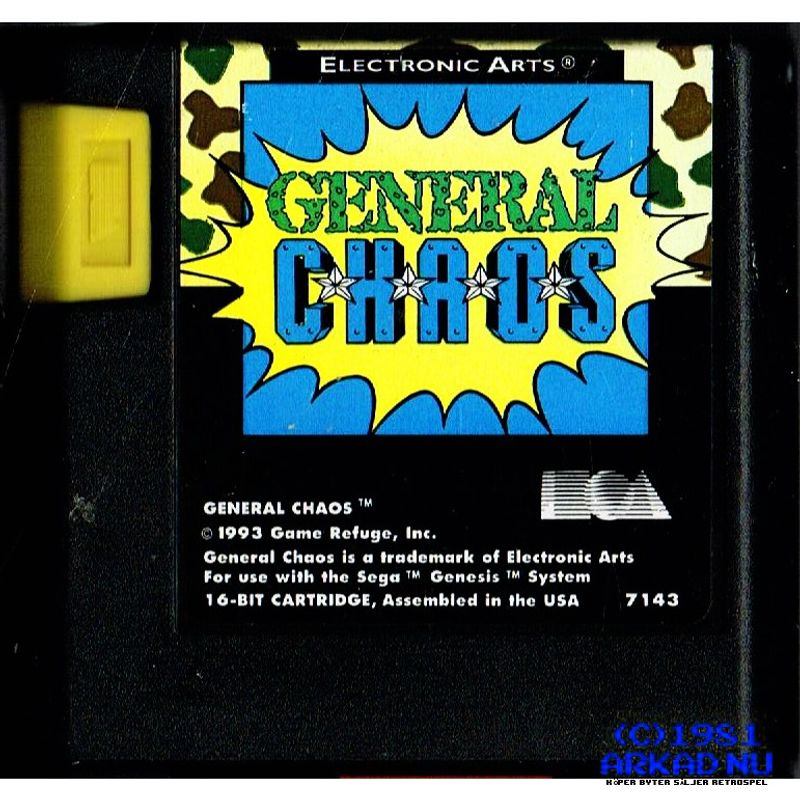GENERAL CHAOS MEGADRIVE