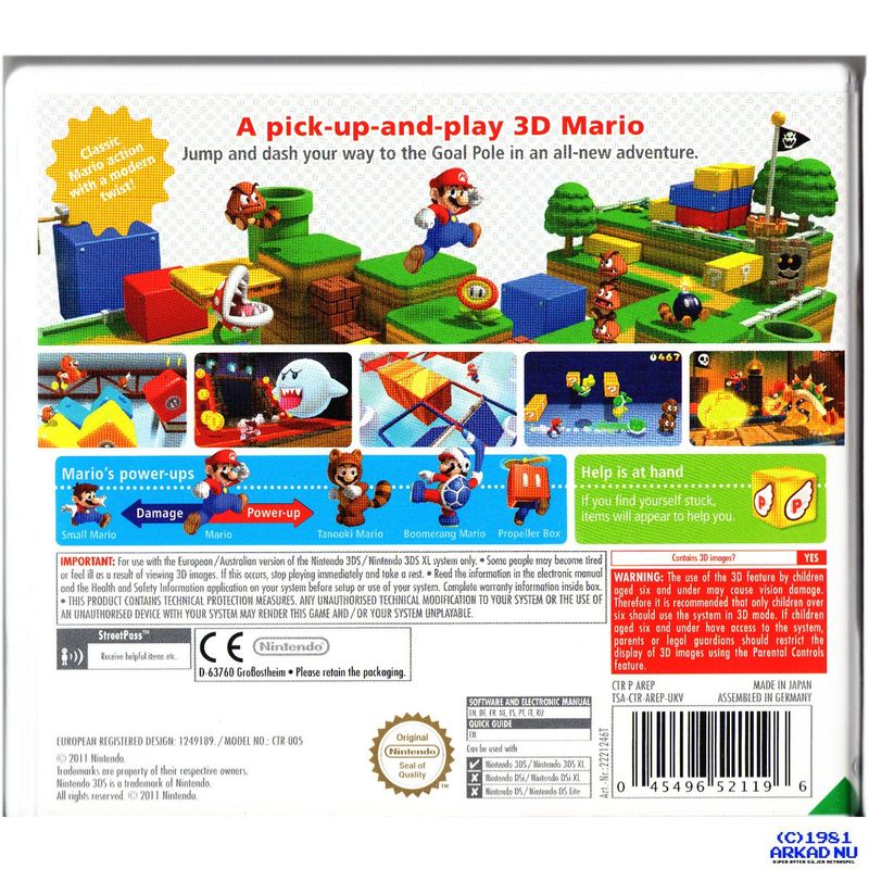 SUPER MARIO 3D LAND 3DS