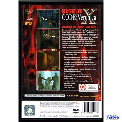 RESIDENT EVIL CODE VERONICA X PS2