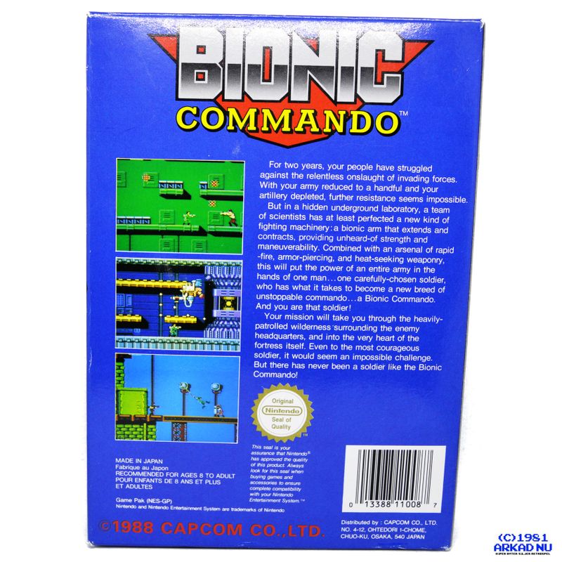 BIONIC COMMANDO NES SCN