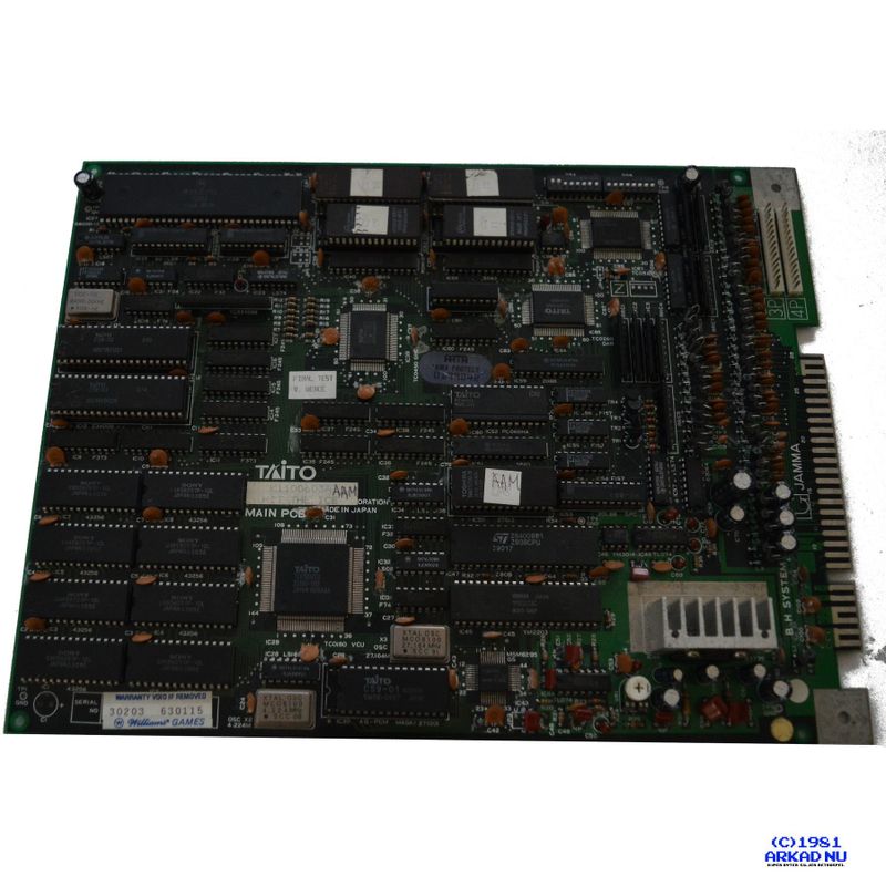 HIT THE ICE TAITO WILLIAMS JAMMA PCB