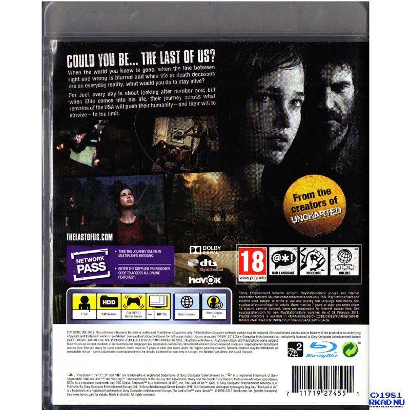 THE LAST OF US PS3