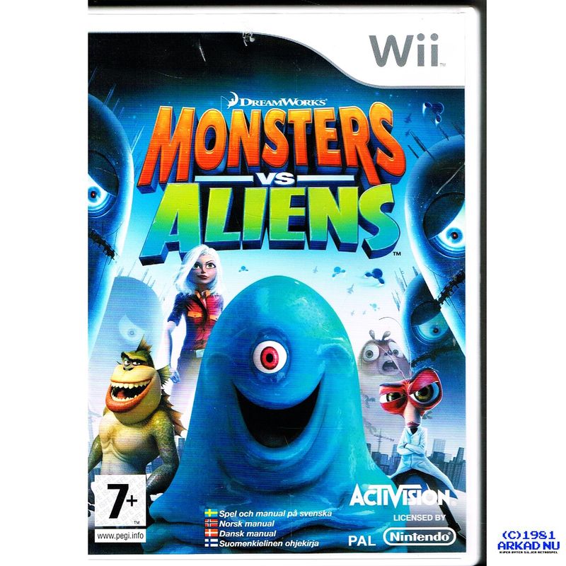 MONSTERS VS ALIENS WII