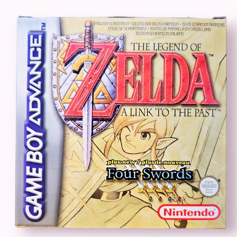 THE LEGEND OF ZELDA A LINK TO THE PAST + FOUR SWORDS GAMEBOY ADVANCE