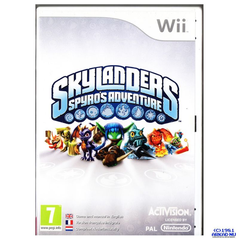 SKYLANDERS SPYROS ADVENTURE WII