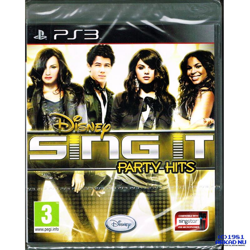 DISNEY SING IT PARTY HITS PS3