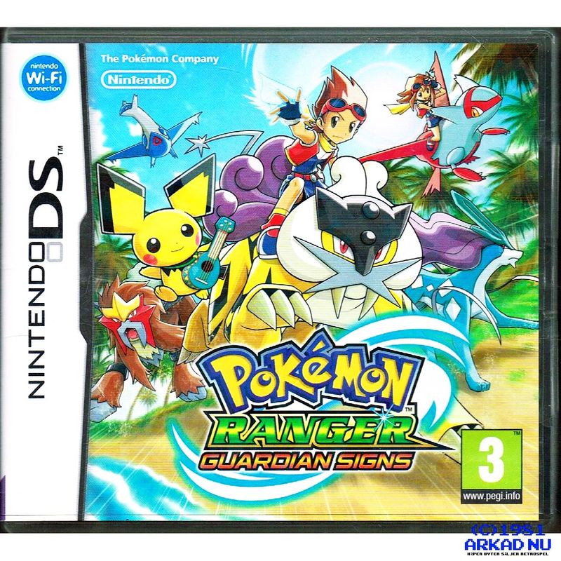 POKEMON RANGER GUARDIAN SIGNS DS SVENSK UTGÅVA