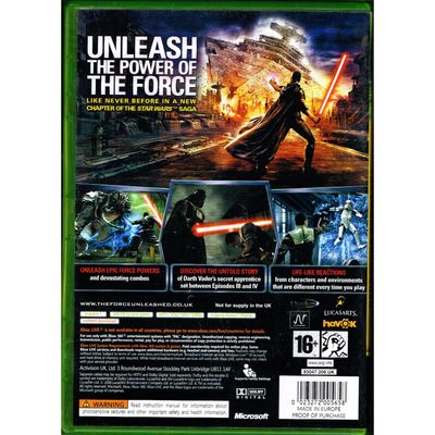 STAR WARS THE FORCE UNLEASHED XBOX 360