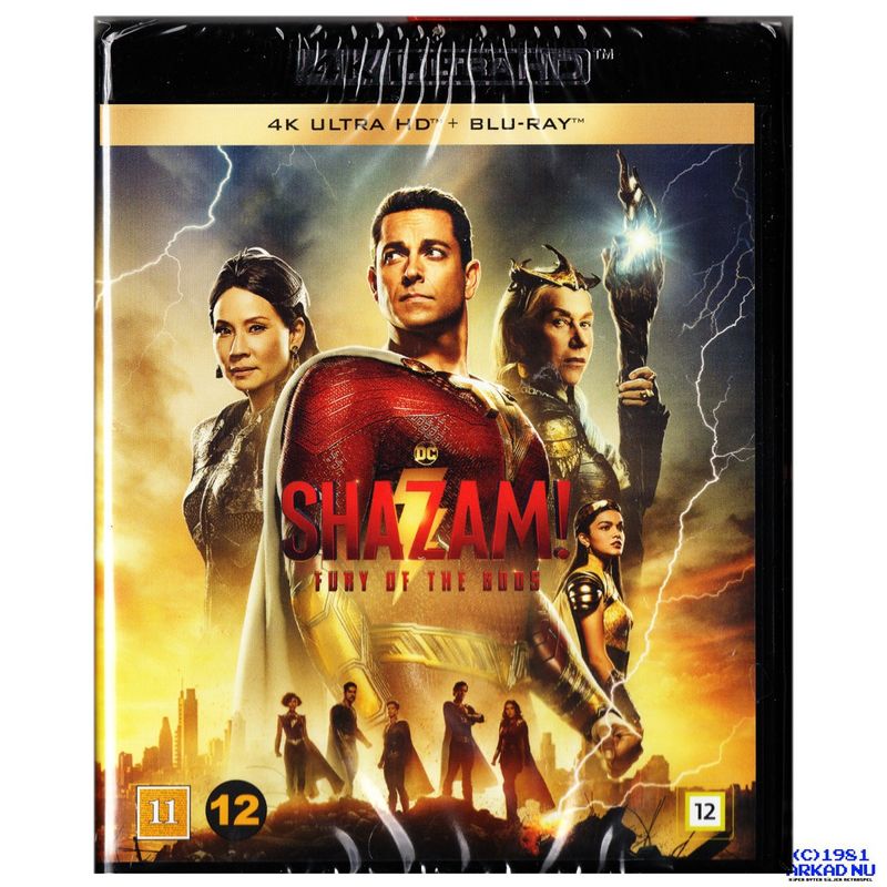 SHAZAM FURY OF THE GODS 4K ULTRA HD + BLU-RAY