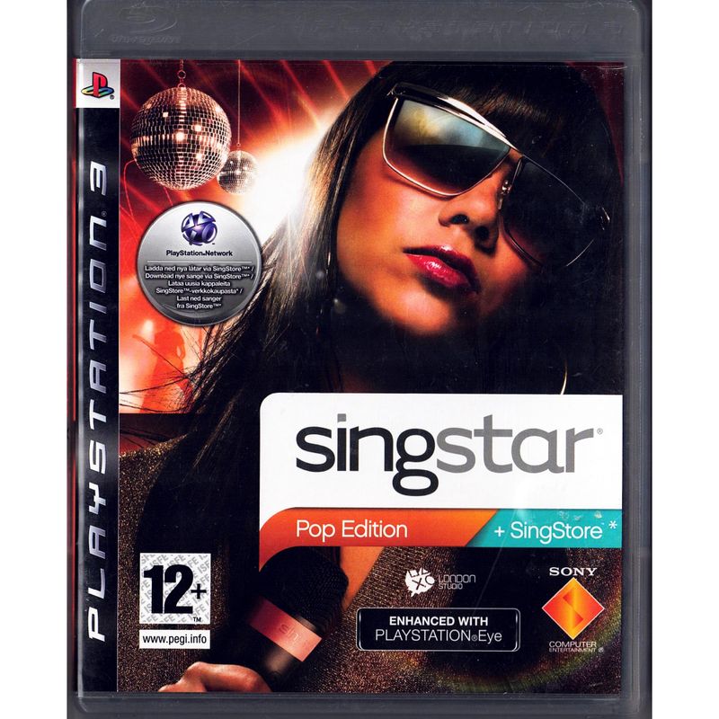SINGSTAR POP EDITION +SINGSTORE PS3