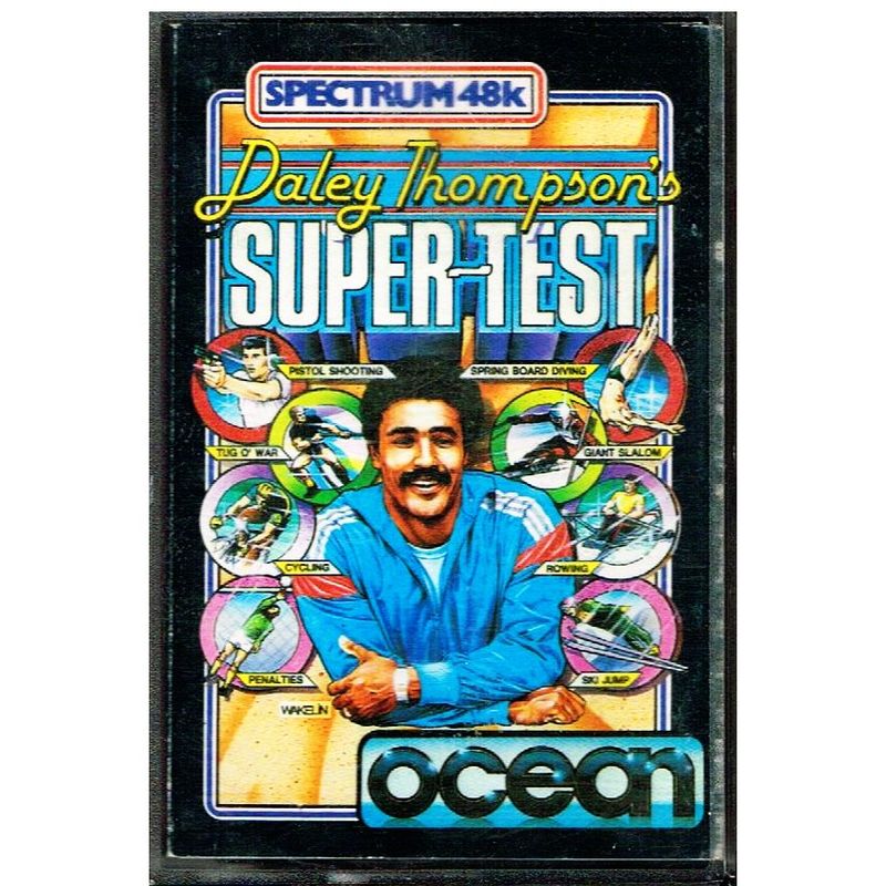 DALEY THOMPSON'S SUPER TEST ZX SPECTRUM KASSETT