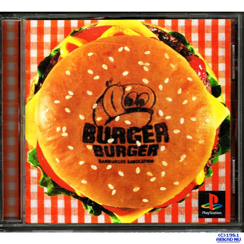 BURGER BURGER PS1 JAPANSK