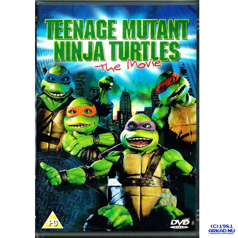 TEENAGE MUTANT NINJA TURTLES THE MOVIE DVD