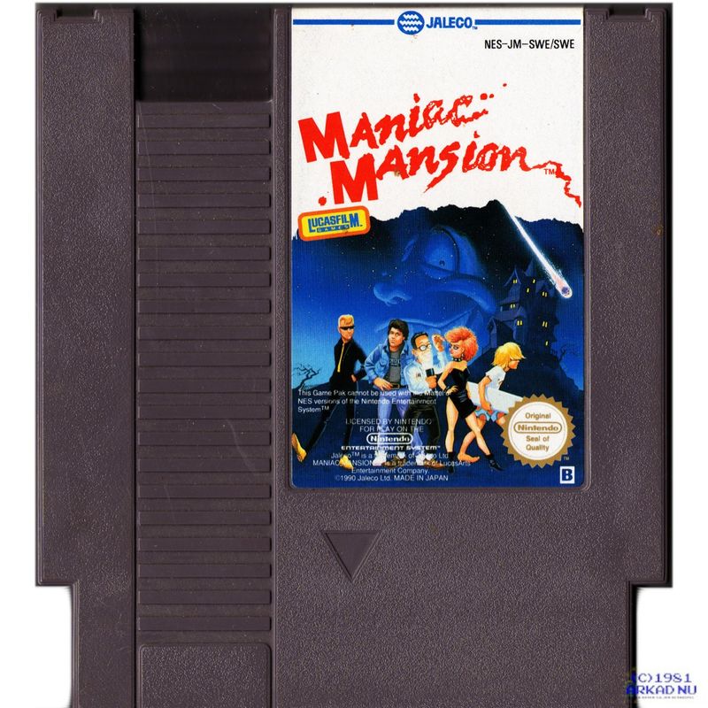 MANIAC MANSION NES SCN