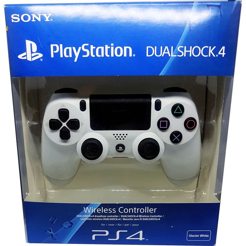 DUALSHOCK 4 WIRELESS CONTROLLER GLACIER WHITE PS4