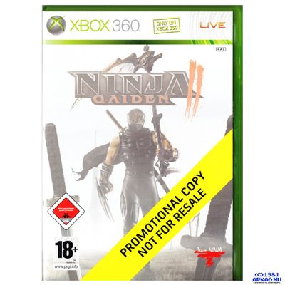 NINJA GAIDEN II XBOX 360 PROMOTIONAL COPY