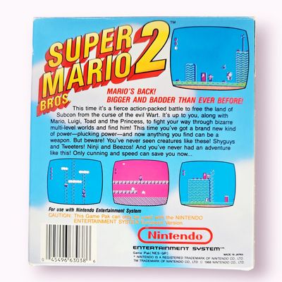 SUPER MARIO BROS 2 NES SCN