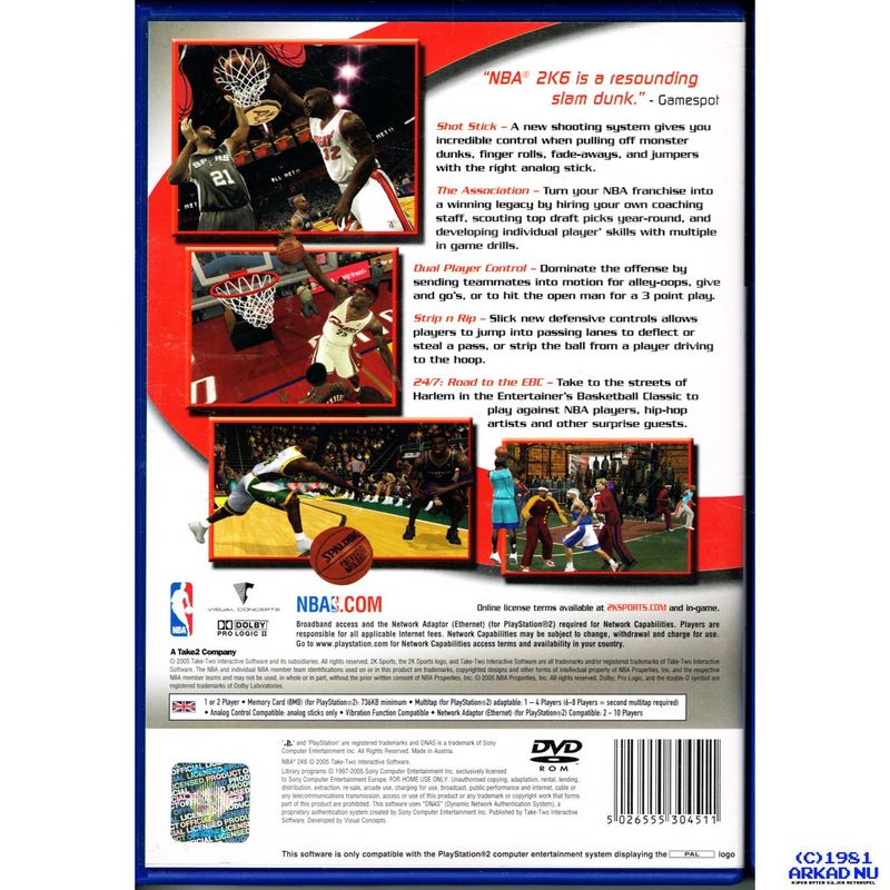 NBA 2K6 PS2