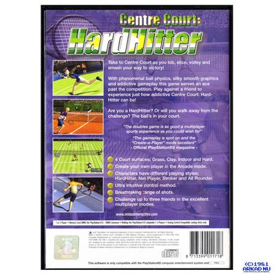 CENTRE COURT HARDHITTER PS2