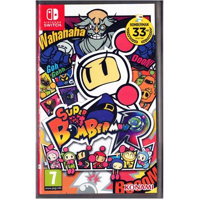 SUPER BOMBERMAN R SWITCH SKADAD INLAY