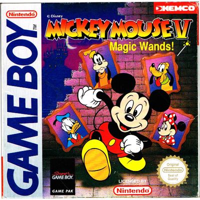 MICKEY MOUSE V MAGIC WANDS GAMEBOY MED SVENSK A4