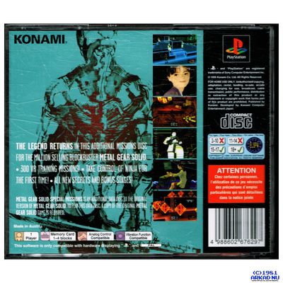 METAL GEAR SOLID SPECIAL MISSIONS PS1