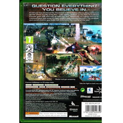 SUPREME COMMANDER 2 XBOX 360