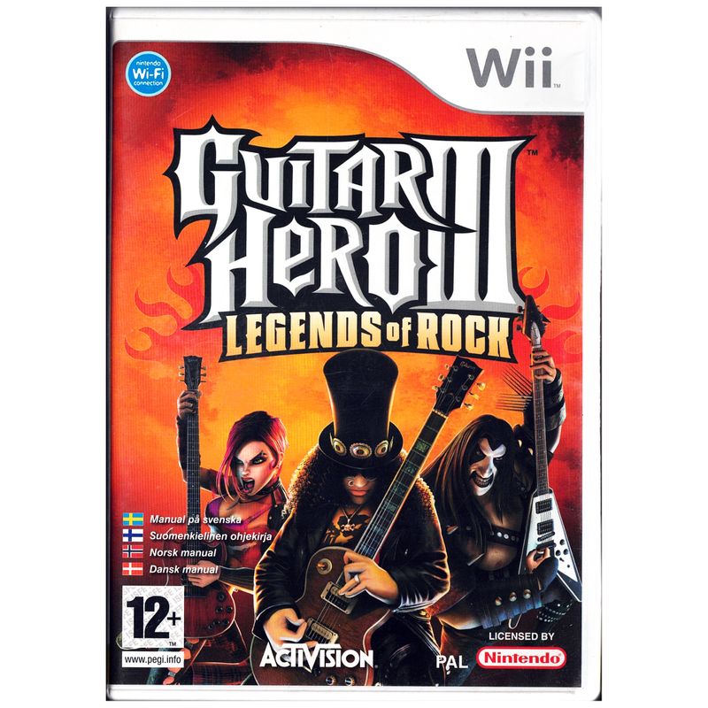 GUITAR HERO III LEGENDS OF ROCK WII