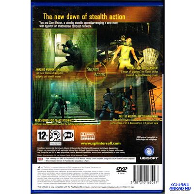 TOM CLANCYS SPLINTER CELL PANDORA TOMORROW PS2