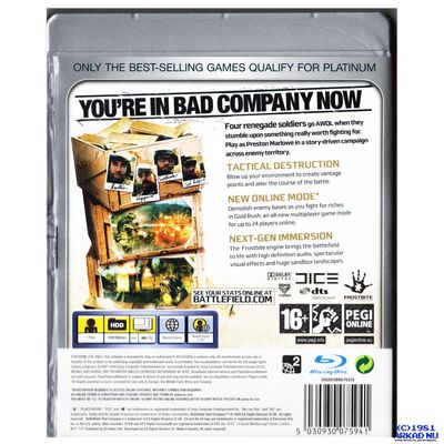 BATTLEFIELD BAD COMPANY PS3