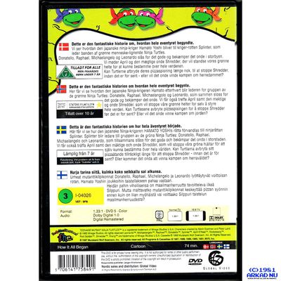 TEENAGE MUTANT HERO TURTLES HOW IT ALL BEGAN 1/7 DVD